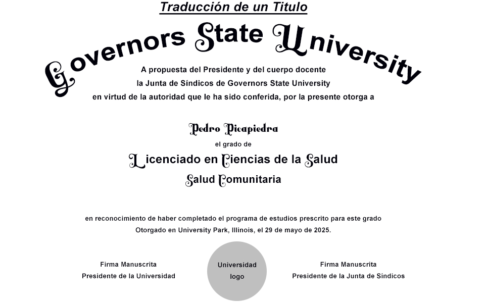 apostilla titulo